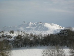 Castle Hill in the snow